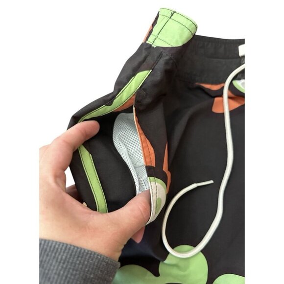 NWT PacSun Peaced Floral 15" Board Shorts Swim Trunks YinYang Pockets Large - Picture 3 of 10